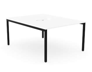 White Bench Desks