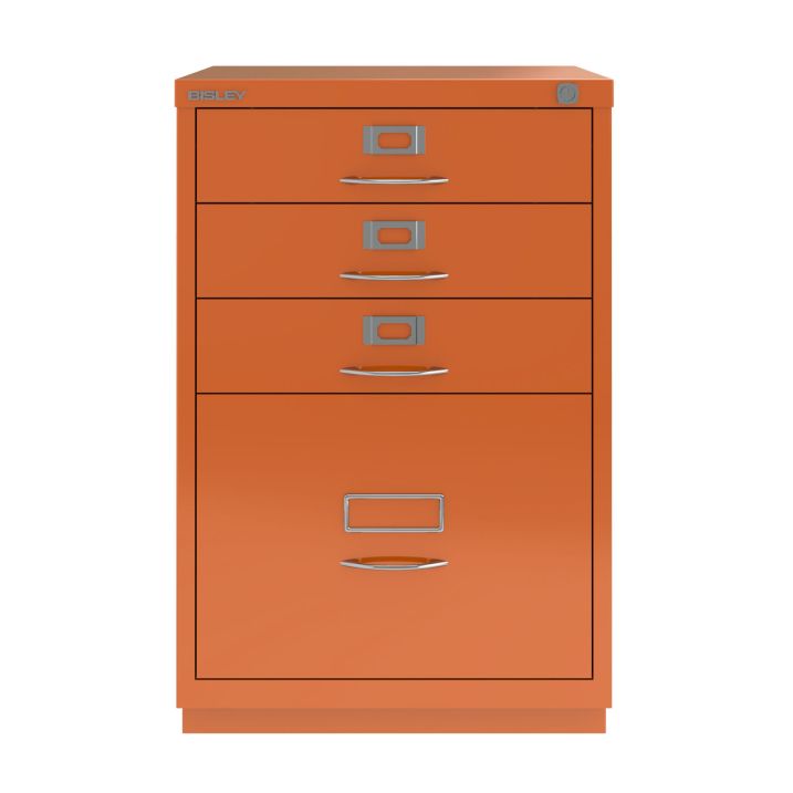 4 Drawer F Series - Classic Front - Bisley Orange | AOF