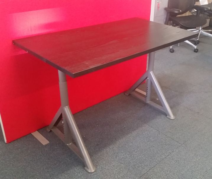 Second Hand Ikea Idasen Black Ash Height Settable Desk | AOF