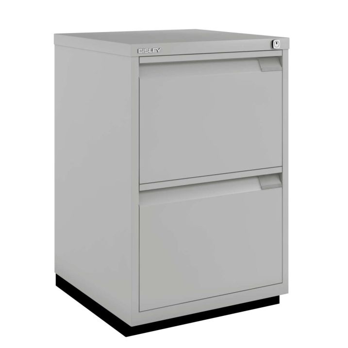 Bisley a4 2 drawer flush front filing store cabinet