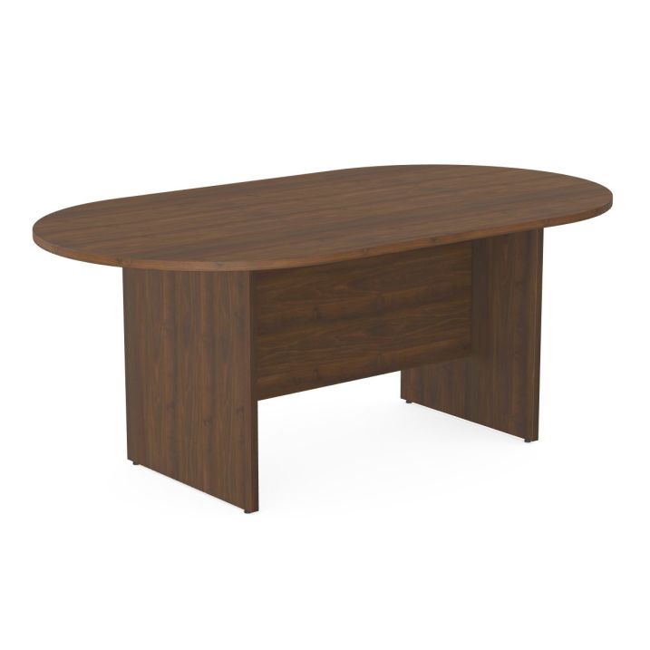 Unite Plus D Ended Meeting Table Panel Legs AOF
