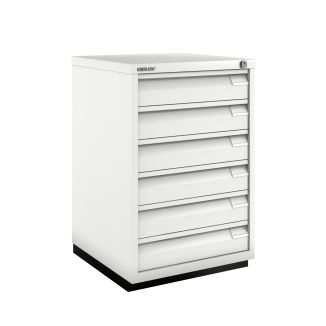 6 Drawer F Series Flush Front - Chalk White