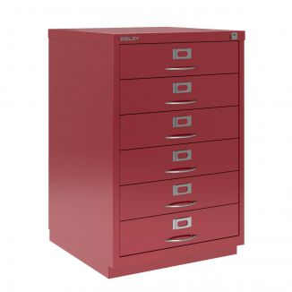 6 Drawer F Series - Classic Front - Cardinal Red