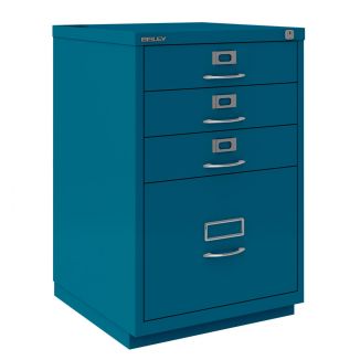 4 Drawer F Series Filing Cabinet - Classic Front - Azure