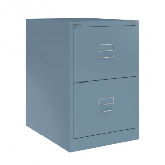 2 Drawer Bisley Filing Cabinet - Bisley Blue - BSCH