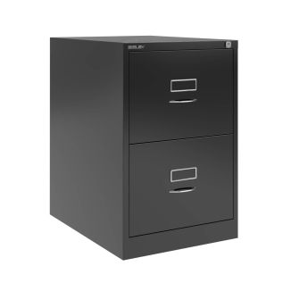 2 Drawer Bisley Filing Cabinet - Black - BSCH