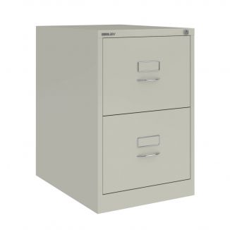 2 Drawer Bisley Filing Cabinet - Light Grey - BSCH
