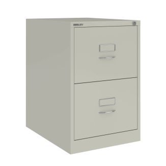 2 Drawer Bisley Filing Cabinet - Light Grey - BSCH