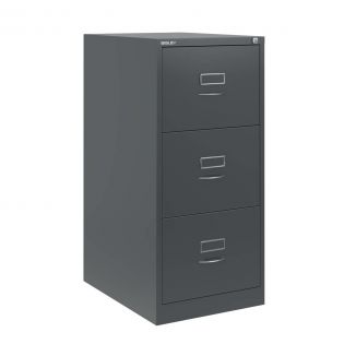 3 Drawer Bisley Filing Cabinet - Anthracite Grey - BSCH