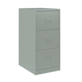 3 Drawer Bisley Filing Cabinet - Silver - BSCH