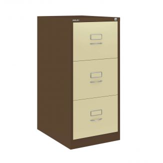 3 Drawer Bisley Filing Cabinet - Olive Green - BSCH