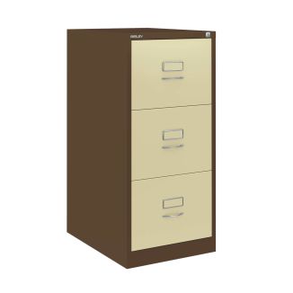 3 Drawer Bisley Filing Cabinet - Coffee & Cream - BSCH