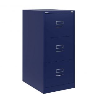 3 Drawer Bisley Filing Cabinet - Oxford Blue - BSCH