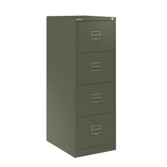 4 Drawer Bisley Filing Cabinet - Olive Green - BSCH