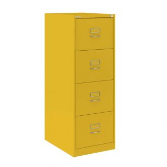 4 Drawer Bisley Filing Cabinet - Bisley Yellow - BSCH