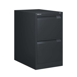 Bisley Filing Cabinet - 2 Drawer - Black - BSFF