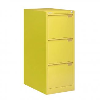 Bisley Filing Cabinet - 3 Drawer - Bisley Yellow - BSFF