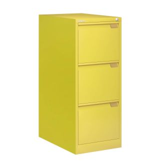 Bisley Filing Cabinet - 3 Drawer - Bisley Yellow - BSFF