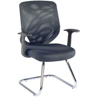Ah milton store black mesh chair