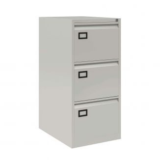 3 Drawer Filing Cabinet - Bisley AOC - Light Grey