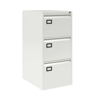 3 Drawer Filing Cabinet - Bisley AOC - Traffic White