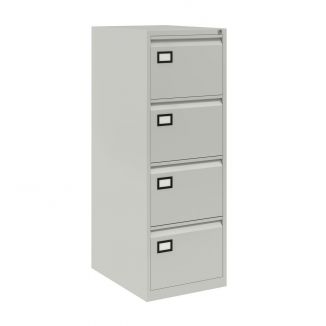 4 Drawer Filing Cabinet - Bisley AOC - Light Grey