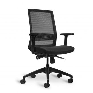 Bestuhl S30 Mesh Task Chair - Black & Grey