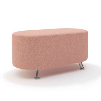 Connect Double Fabric Reception Seat