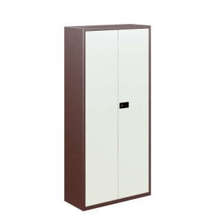 Bisley Stationery Cupboard - 1950mm - Coffee & Cream