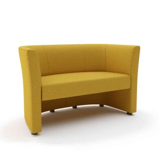 Envelop 2 Seater Fabric Tub Chair