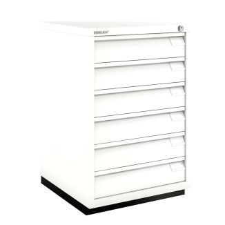 6 Drawer F Series Flush Front - Traffic White