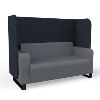 Farringdon High Back 2 Seater Fabric Sofa