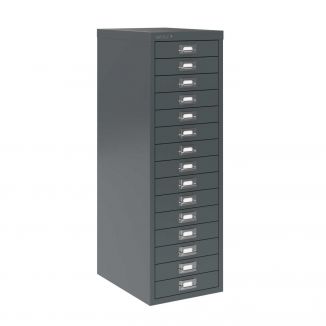 15 Drawer Bisley Multi-Drawer Cabinet - Anthracite Grey