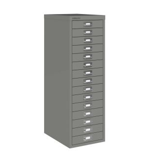 15 Drawer Bisley Multi-Drawer Cabinet - Slate