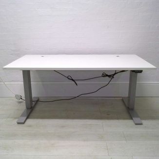Second Hand White Sit/Stand Desk
