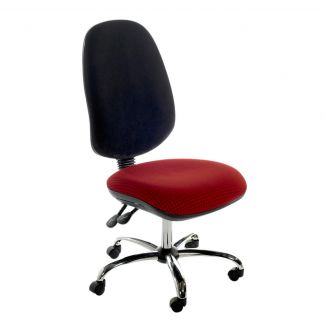 Large Office Chair with Chrome Base