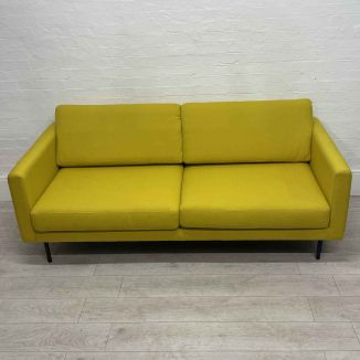 Second Hand Yellow 3 Seater Sofa
