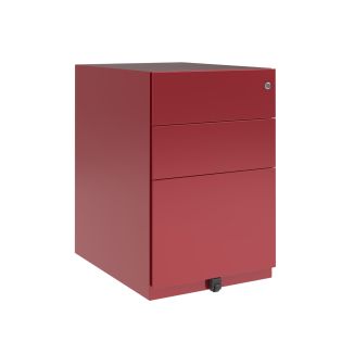 Bisley Note 3 Drawer Mobile Pedestal - Cardinal Red