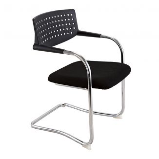 Oppenheim Visitor Chair - Black Seat