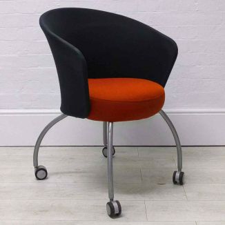 Second Hand Orange Meeting Chair