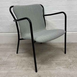 Second Hand Grey Fabric Armchair
