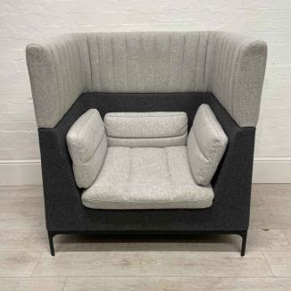 Second Hand Two Tone Grey Booth