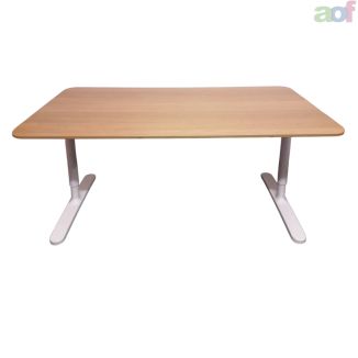 Second Hand Height Adjustable Oak Meeting Table