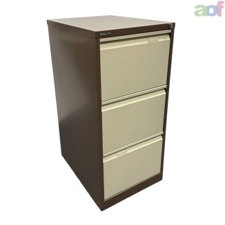 Second Hand Bisley BS 3 Drawer Filing Cabinet - Main