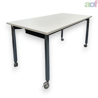 Second Hand White Flip-Top Table