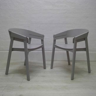 Second Hand Grey Visitor Chairs - Set of 2