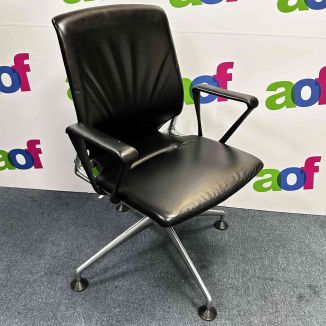 Second Hand Vitra Meda Executive Meeting Chair - Plastic Armpads