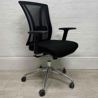 Second Hand Black Mesh Task Chair