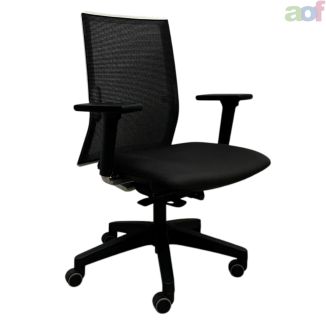 Second Hand Mesh Back Office Chair - Black