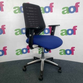 Second Hand Mesh Office Chair - Blue & Black